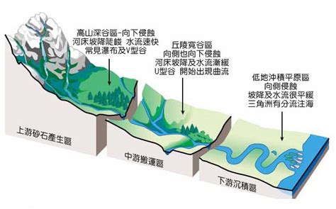 河流上游特徵|溪流水域生態環境